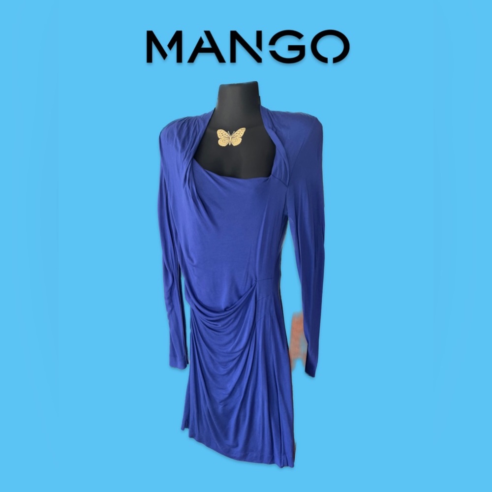 Beautiful royal blue mango dress, size S